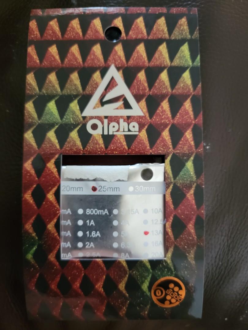 power house alpha 8000 13A 25mm fuse, 音響器材, 其他音響配件及設備 Carousell