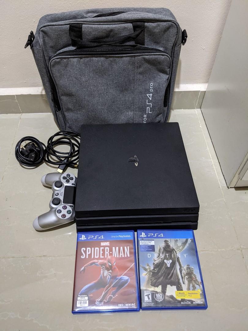 Ps4 pro 1tb 4k display fullset sekali game sling bag ps4 pro