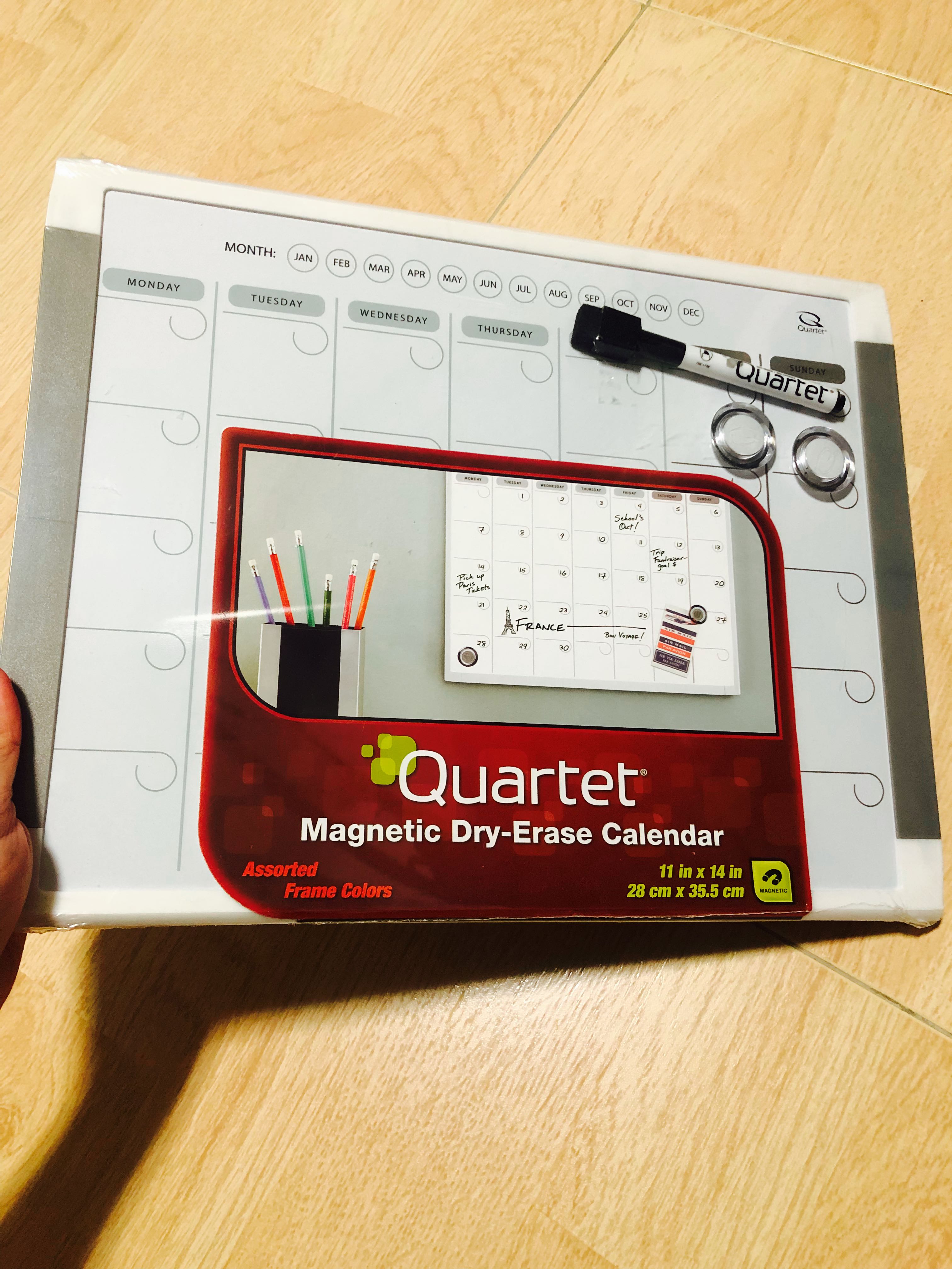 New Quartet Dry Erase Whiteboard Planner calendar 11 x 14