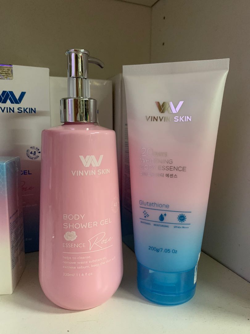 skin whitening shower gel and skin whitening cream body, Beauty