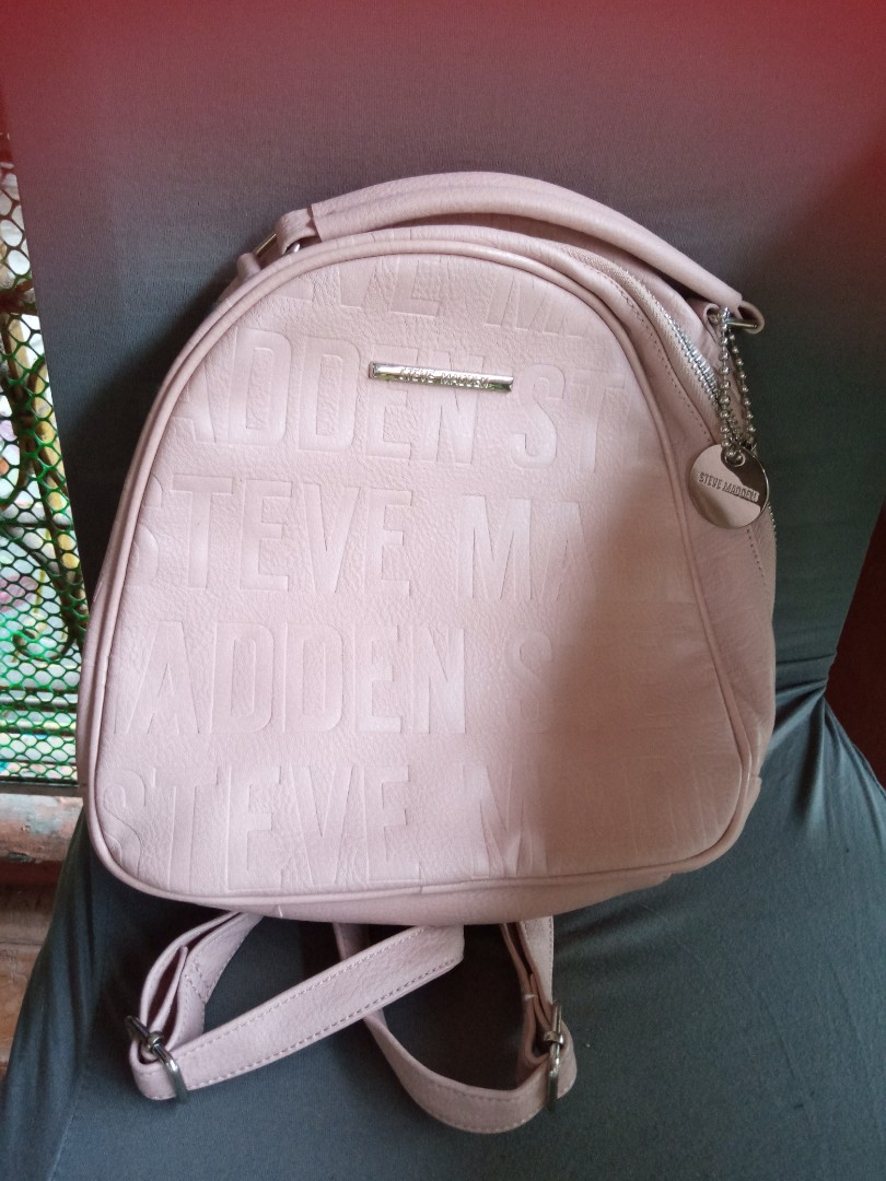 Steve Madden Pink Backpack, Women's Fashion, Bags & Wallets, Backpacks on Carousell