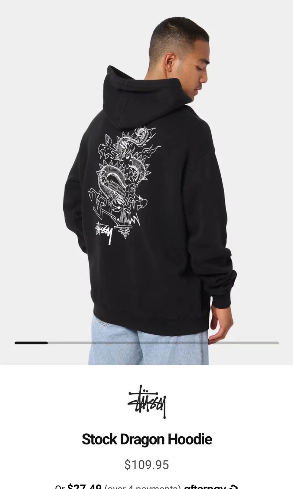 Stussy dragon hotsell hoodie