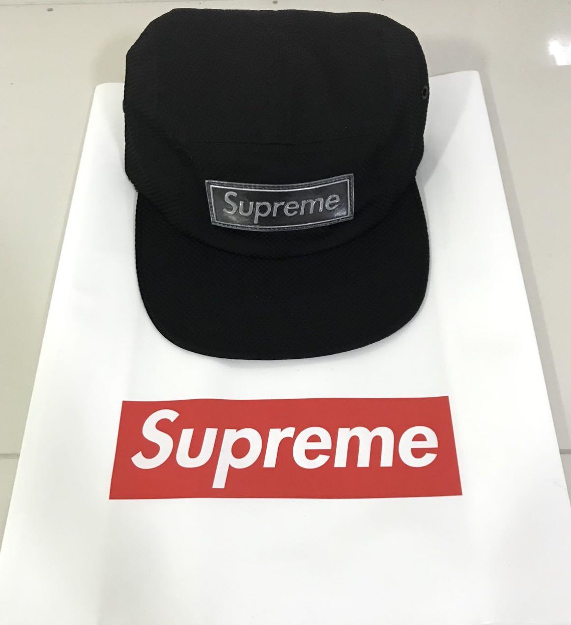 Supreme nylon pique deals camp cap