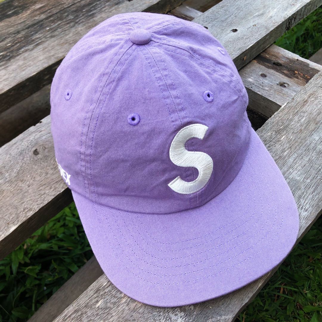 Supreme top logo purple