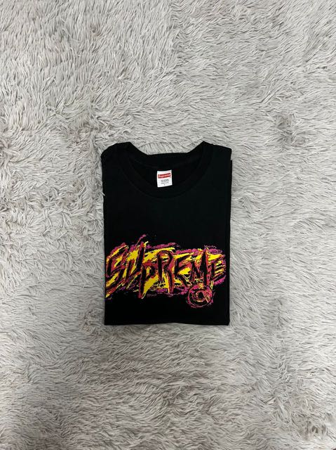 Supreme scratch tee, Men's Fashion 