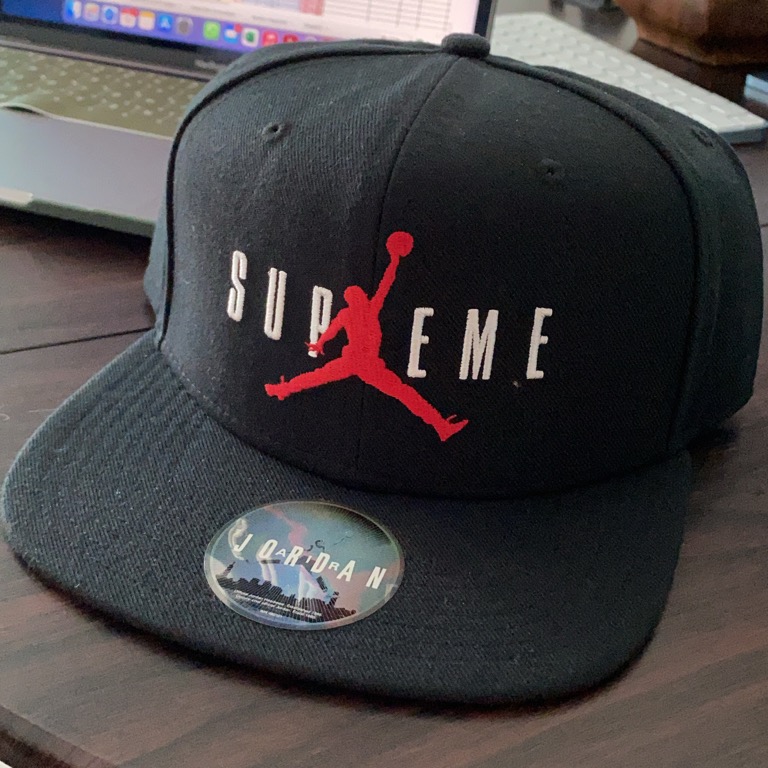 Supreme X Jordan Snapback Men s Fashion Watches Accessories