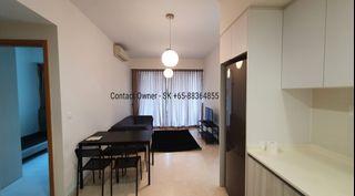 AVAILABLE IMMEDIATELY, The Glades 2 Room 2 Bath, Fully Furnished, 2 Min walk to Tanah Merah MRT