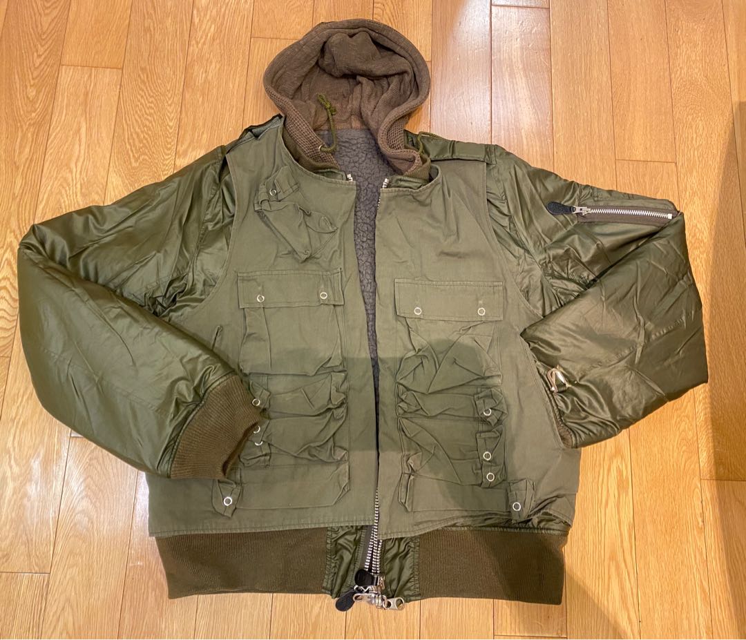 TK著用)06/07AW Undercover x vandalize功能MA-1, 男裝, 外套及戶外
