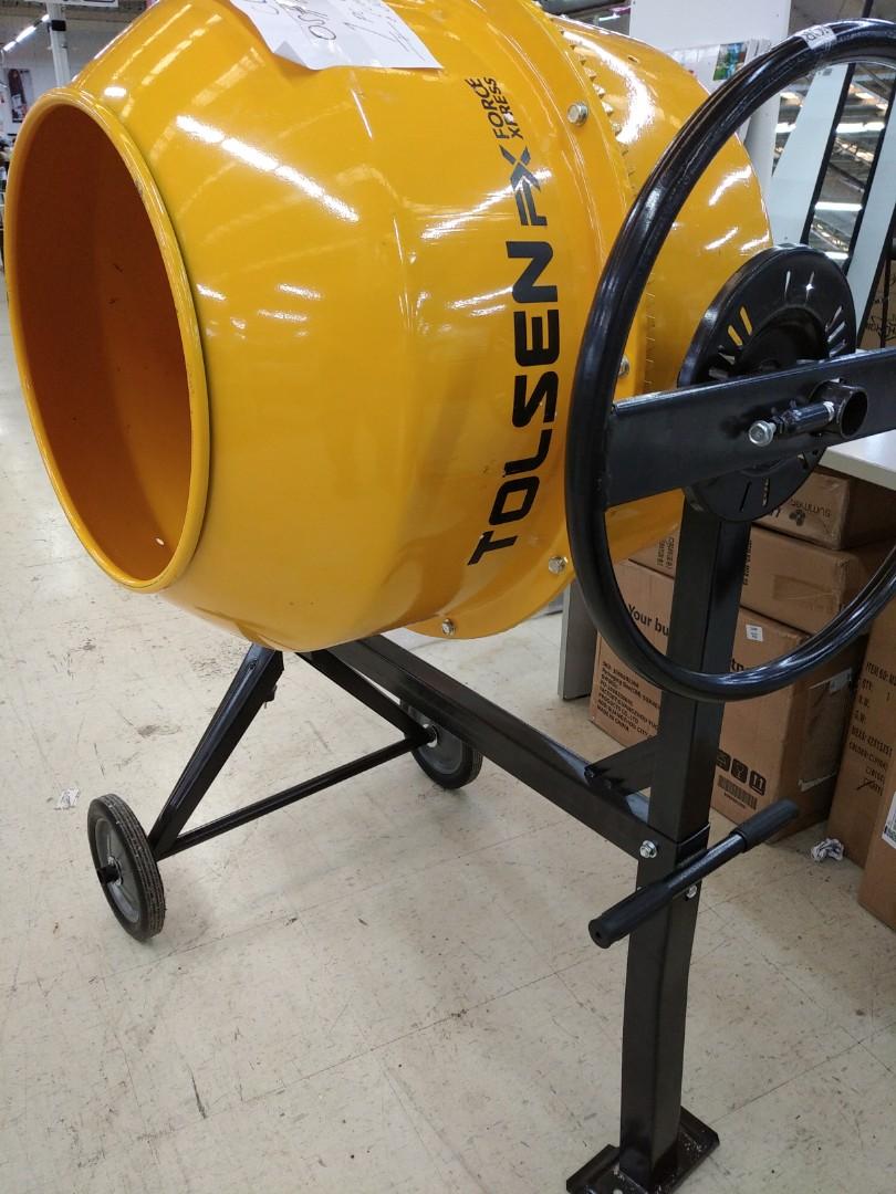 Tolsen Electric Concrete Mixer CM200LS (asis), Commercial & Industrial