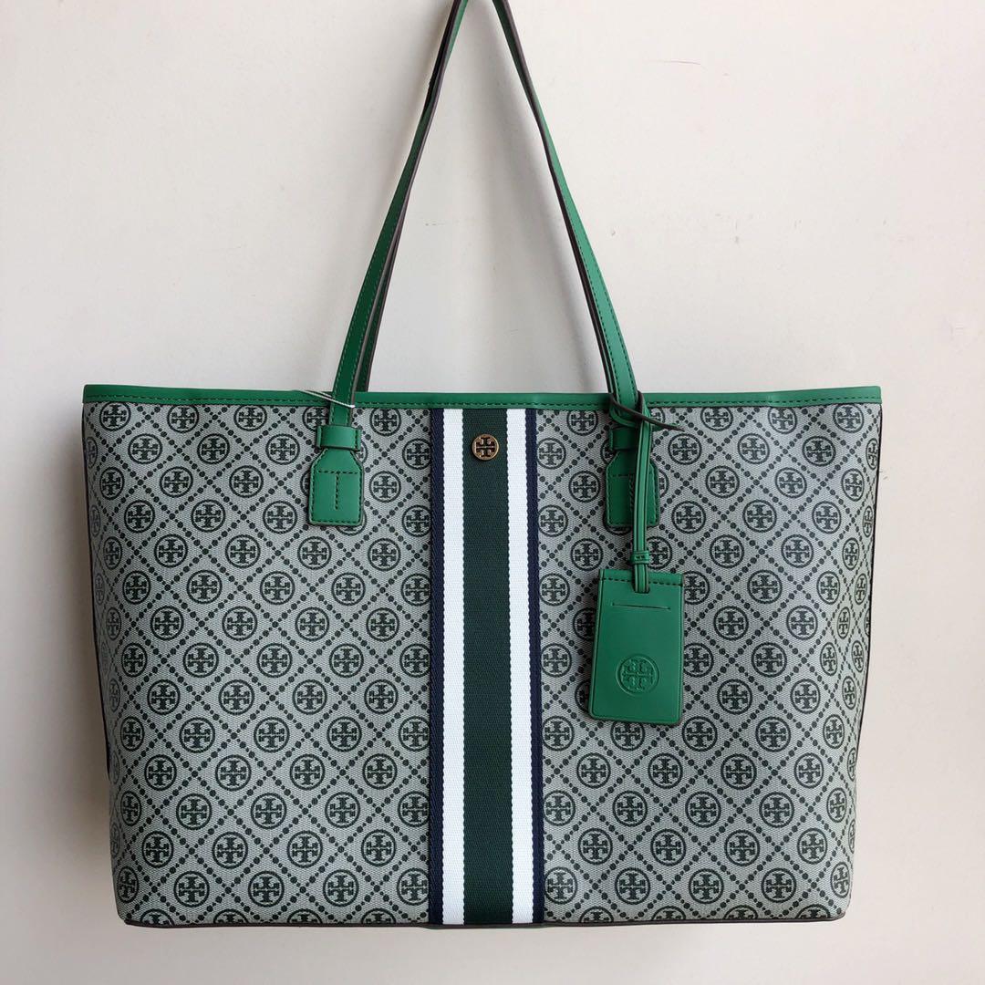 Tory Burch Gemini Link Canvas Tote Small, Women's Fashion, Bags & Wallets,  Tote Bags on Carousell