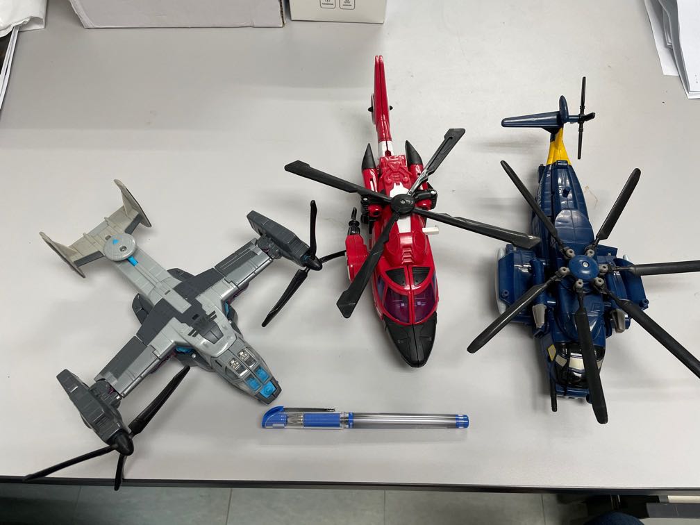 Transformers helicopter incinerator blade and evac Hobbies