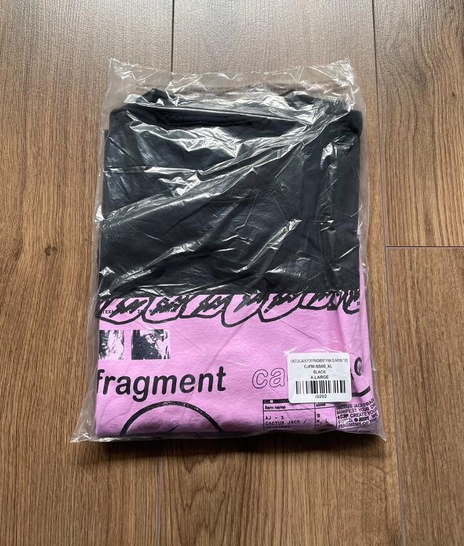 Travis Scott Cactus Jack For Fragment Pink Sunrise Tee 短袖XL, 他