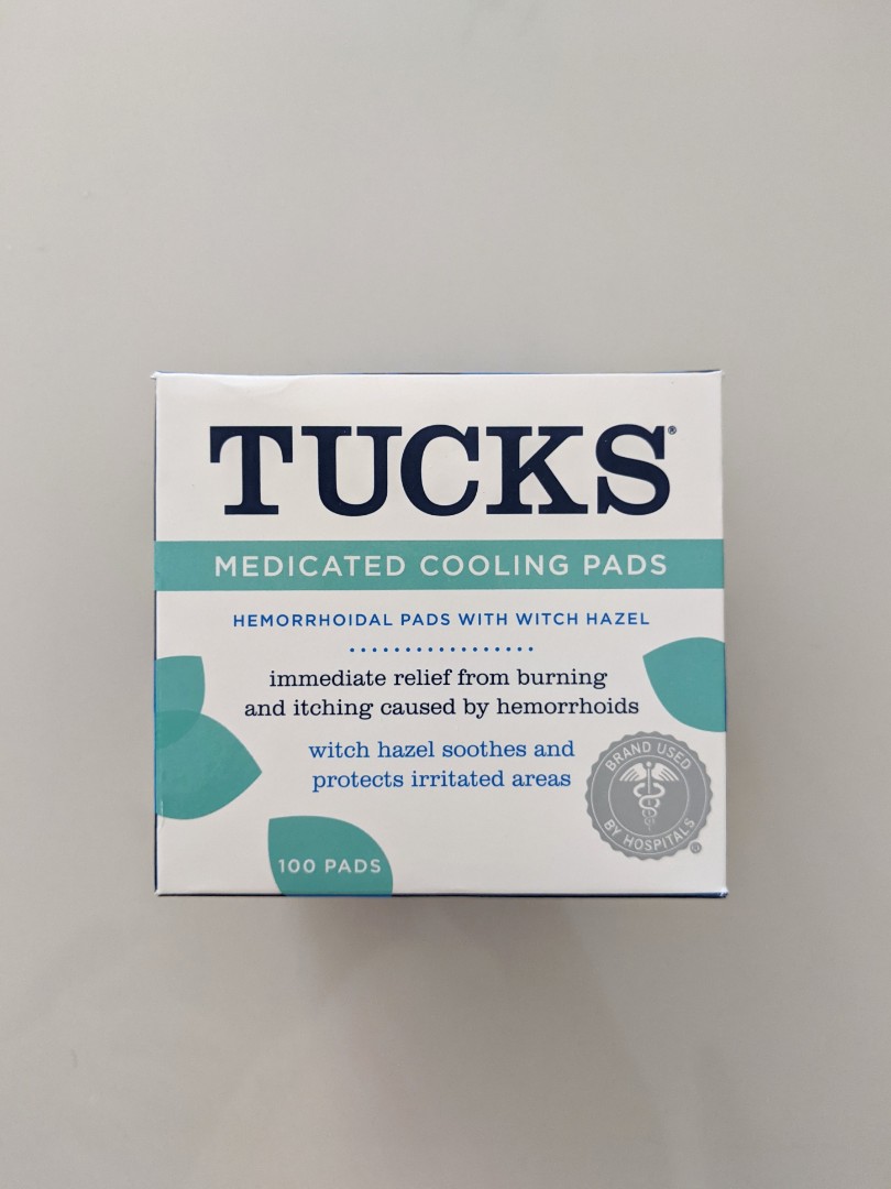 Tucks Medicated Cooling Pads 100 pads, Beauty & Personal Care