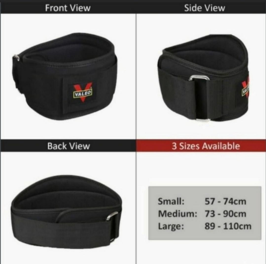 Valeo Gym Belt and Strap Set, Sports Equipment, Exercise & Fitness, Weights & Dumbbells on Carousell
