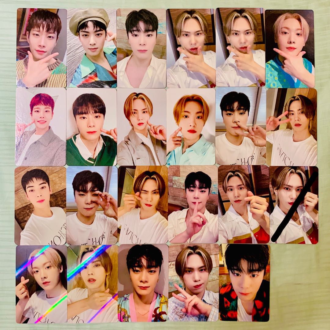 [WTS] Astro Switch On Photocards Polaroids Postcards Lyrics Books