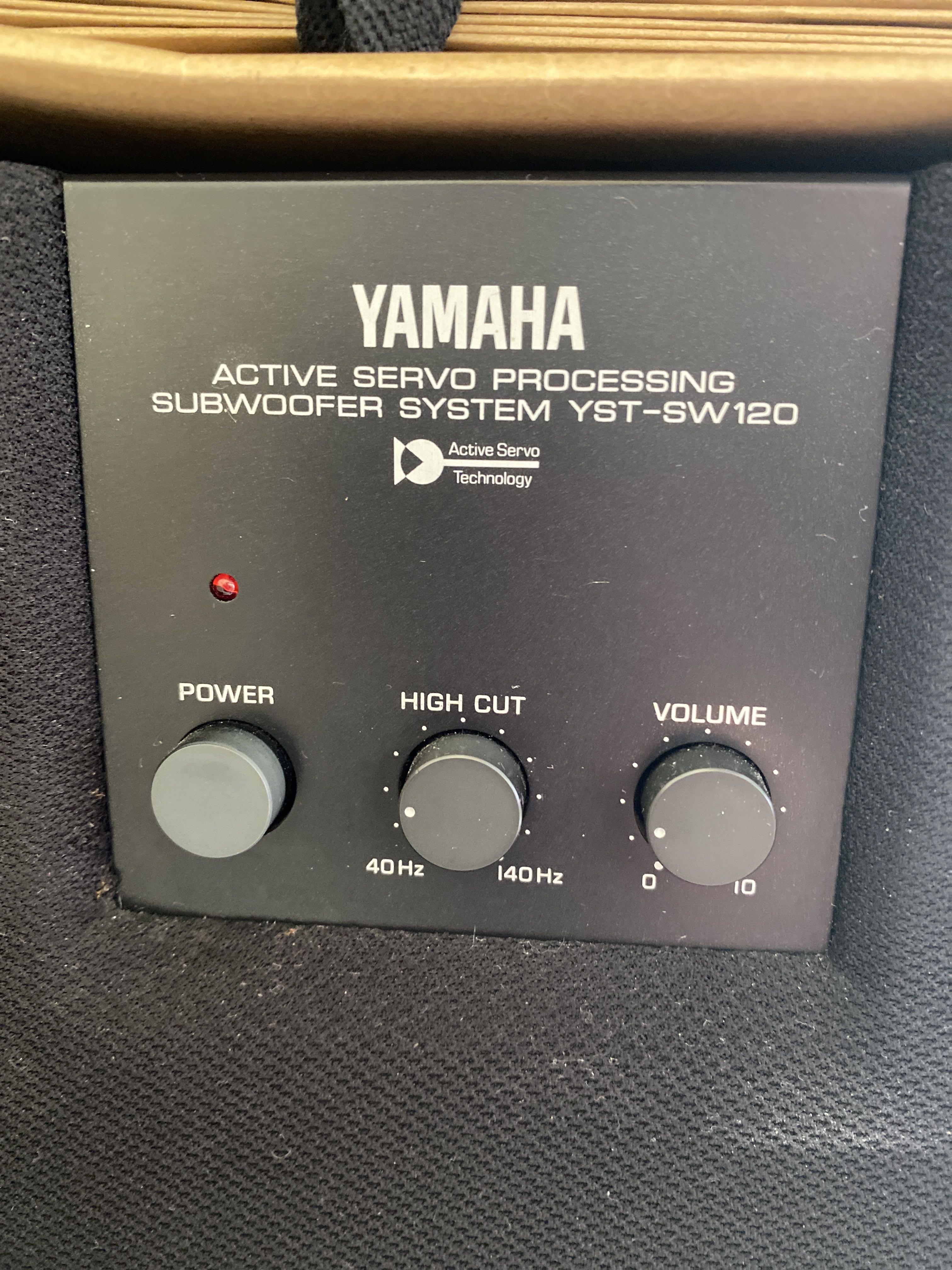 Yamaha YSTSW120 Subwoofer Bookshelf Speaker, Audio, Soundbars