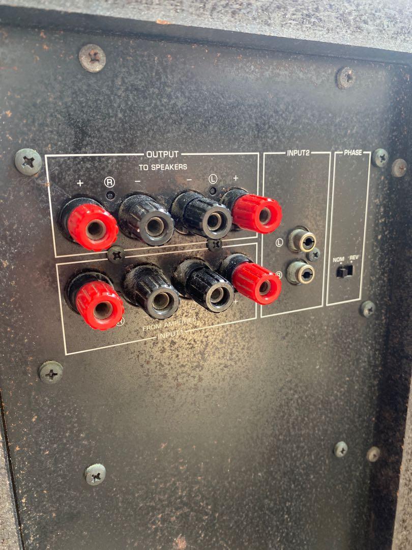 Yamaha YSTSW120 Subwoofer Bookshelf Speaker, Audio, Soundbars