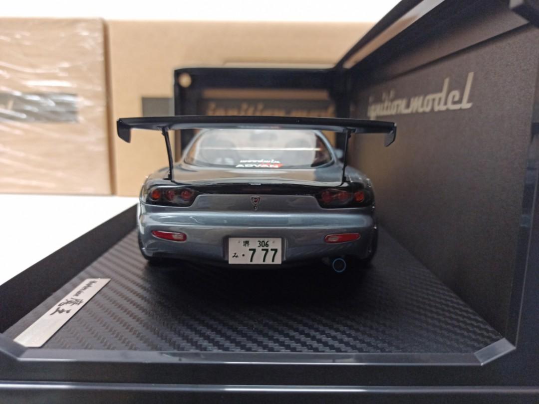 1/18 Ignition model FEED RX-7 (FD3S) 魔王Gun Metallic, 興趣及遊戲, 玩具& 遊戲類-  Carousell