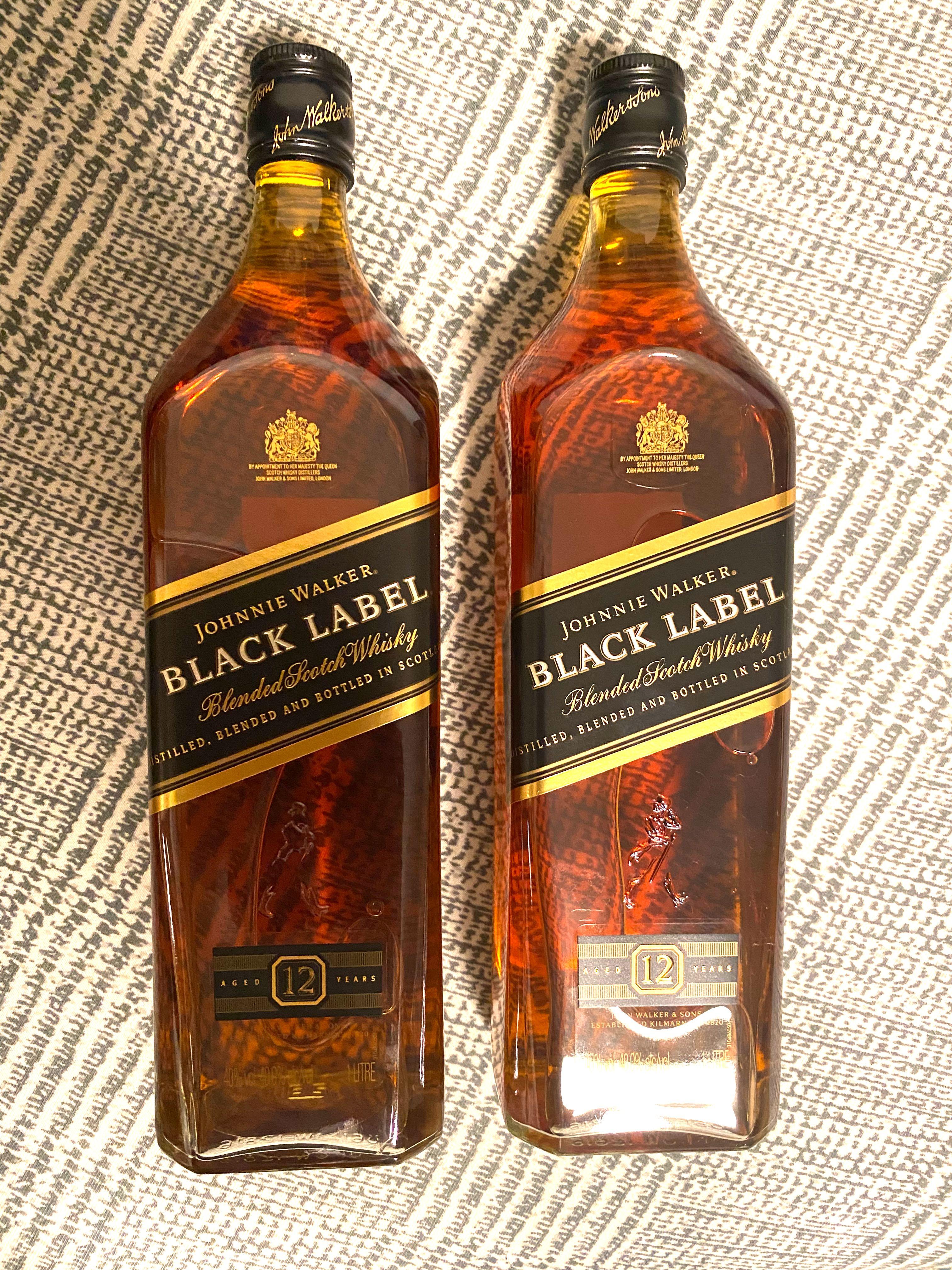 1 ltr Black Lable 12 Years Whisky, Food & Drinks, Alcoholic ...