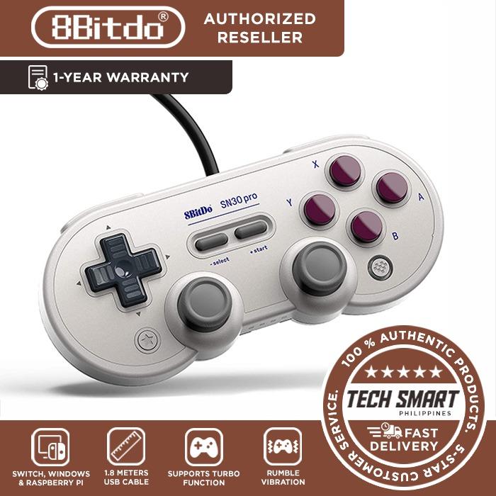 8BitDo Sn30 Pro Bluetooth Controller for Switch/Switch OLED, PC, macOS,  Android, Steam Deck & Raspberry Pi (G Classic Edition)