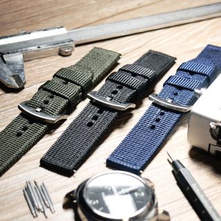 🇭🇰 Free Shipping 🚚 PRIMRIA Three-Layer Thick (4mm) 19mm 20mm 21mm 22mm 24mm Nylon Canvas Watch Strap NATO BAND NYLON STRAP - Tag Heuer Breitling Omega Panerai ROLEX Submariner TUDOR OMEGA SEIKO Datjust GMT64207020844547110