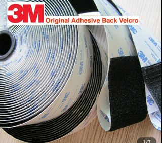 16.5ft Hook Loop Self Adhesive Fastener Tape Heavy Duty Double Sided Sticky  Tape