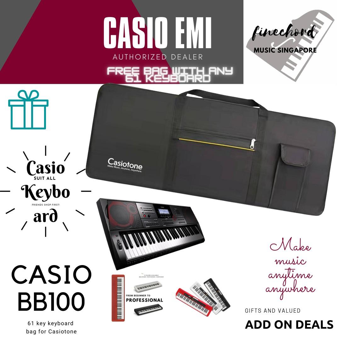 Casio 61 key keyboard bag store