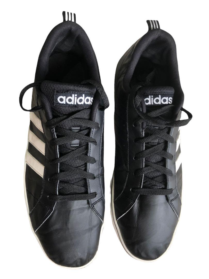 adidas black leather boots