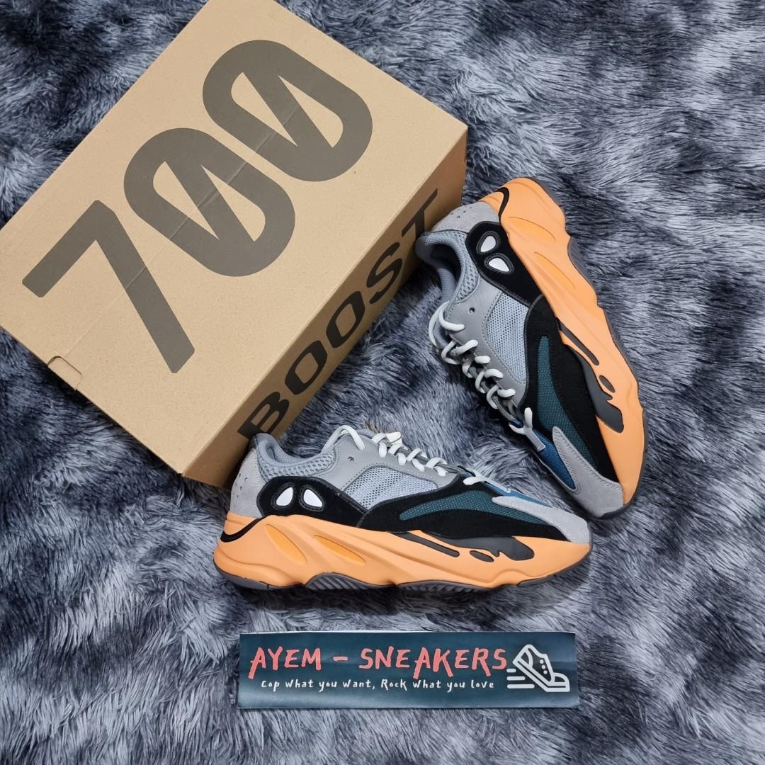 ADIDAS YEEZY BOOST 700 WASH ORANGE Men s Fashion Footwear