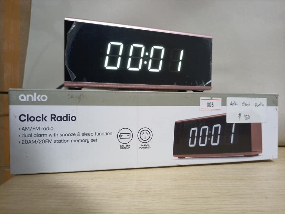 ANKO CLOCK RADIO!, Furniture & Home Living, Home Decor, Clocks on Carousell