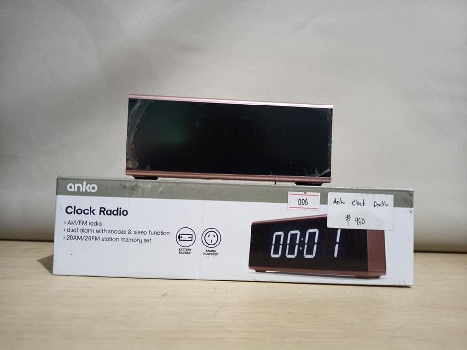 ANKO CLOCK RADIO!, Furniture & Home Living, Home Decor, Clocks on Carousell