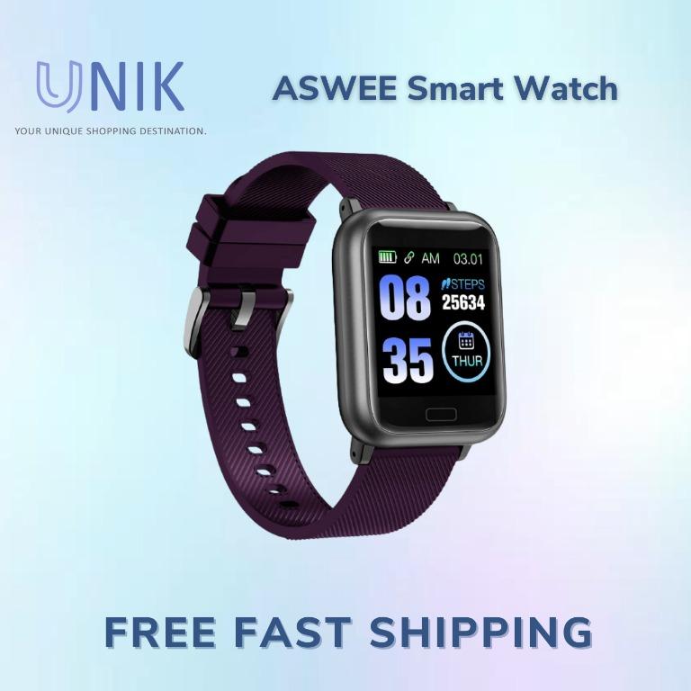 [ SG Ready Stock + Free delivery] ASWEE Smart Watch, Fitness Trackers