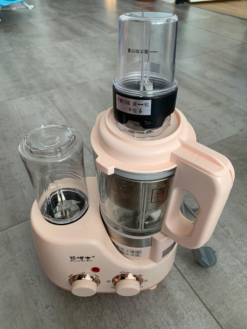 Baby Food Steamer+blender (glass container), fruit juice blender and