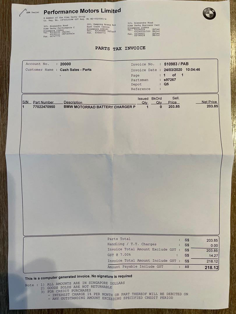 BMW Motorrad Battery Charger Plus, Motorcycles, Motorcycle Accessories