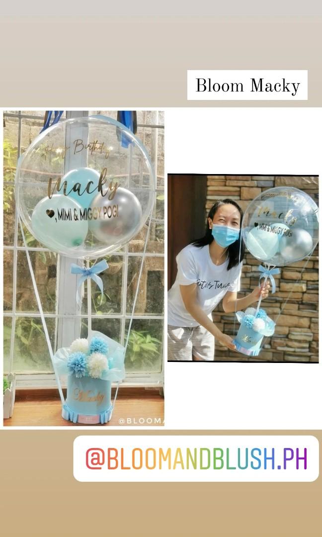 Bobo Balloon Bouquet Gifts (Category: Flowers & Bouquets) located in Pasig City. Submitted by minggaysshop (Listing ID 1122104754, Image 2). Description: Made to order By bloom & Blush.