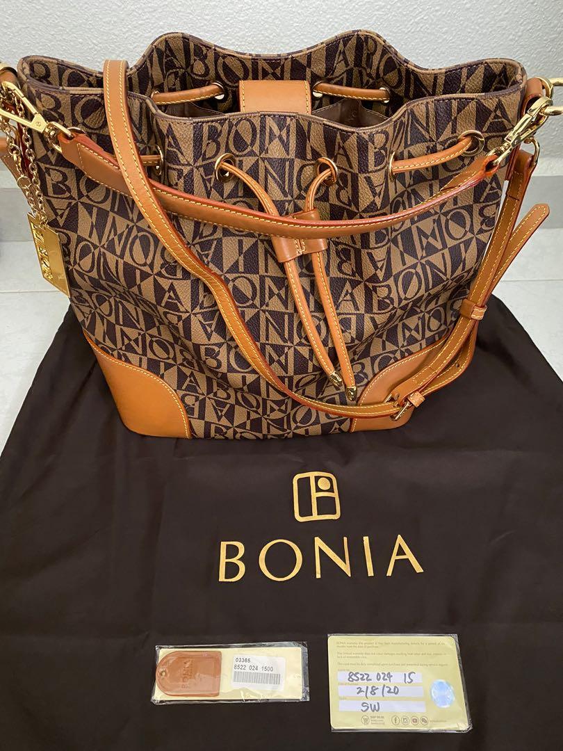 Bonia Monogram Bucket Bag #9875 – TasBatam168