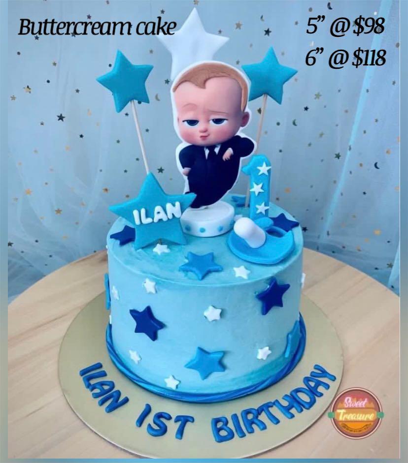 Boss baby cake, Food & Drinks, Gift Baskets & Hampers on Carousell