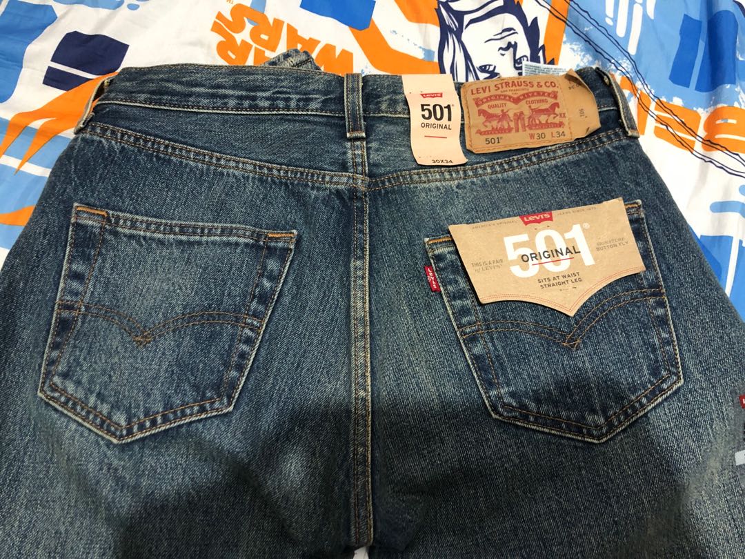 Brand New Levi's 501 Button Fly Men's Jeans(Straight Leg), Men's Fashion,  Bottoms, Jeans on Carousell