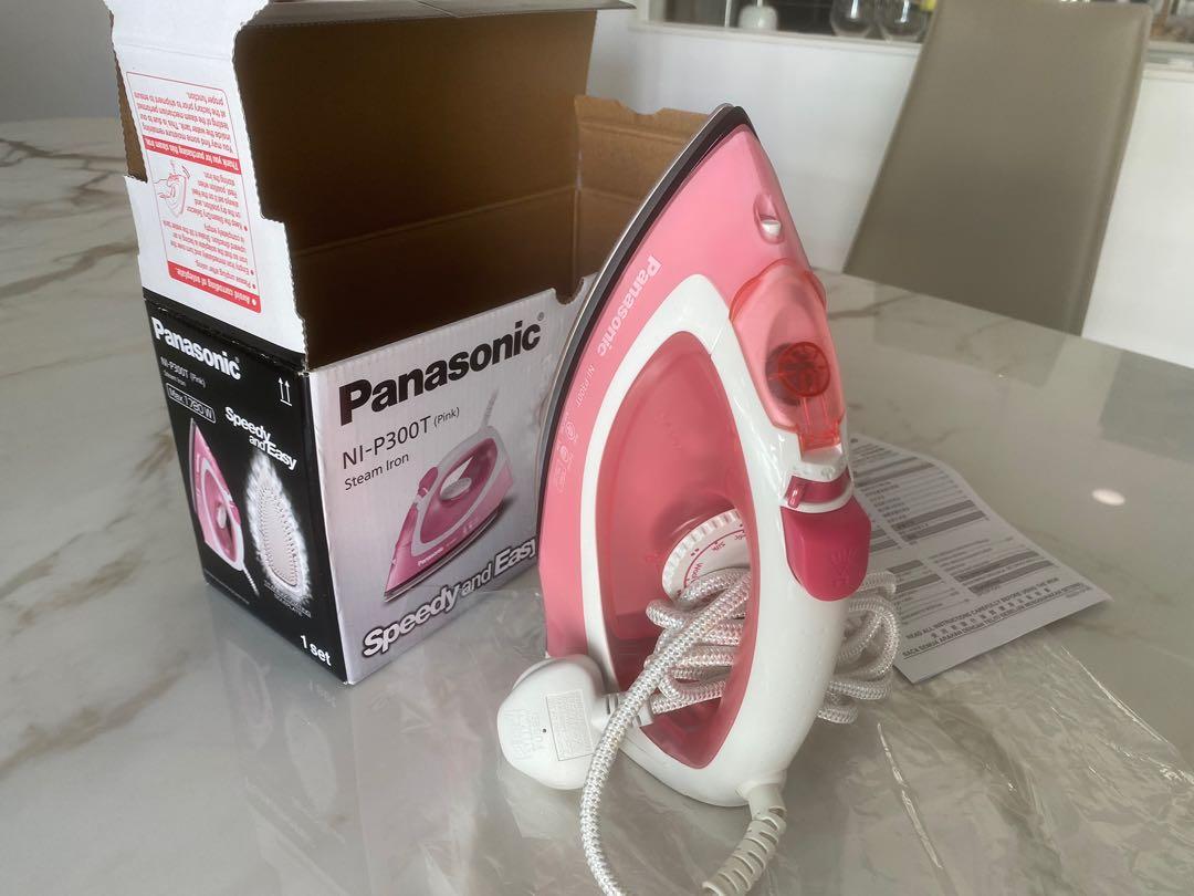 pink steam iron