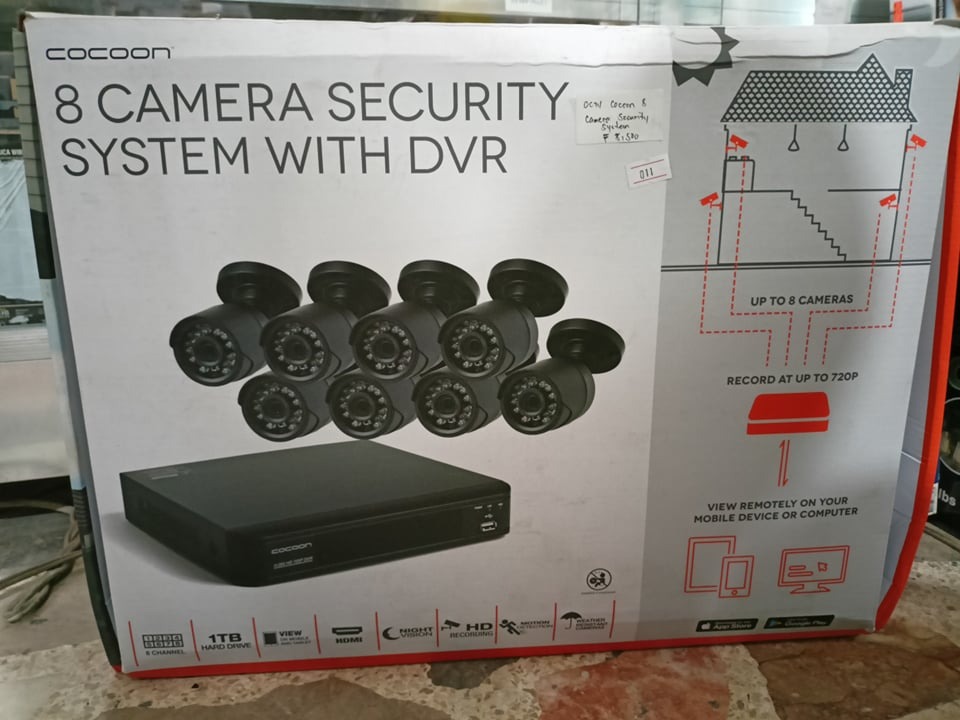 Cocoon 8 channel dvr security system cheap