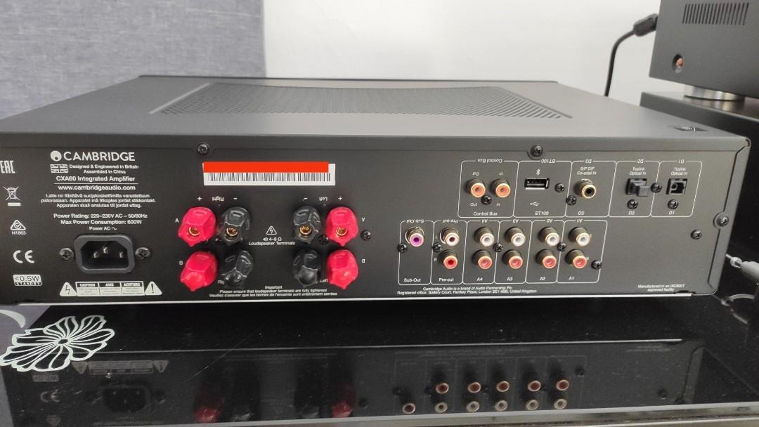 Cambridge Audio CXA60 integrated amplifier, Audio, Soundbars, Speakers