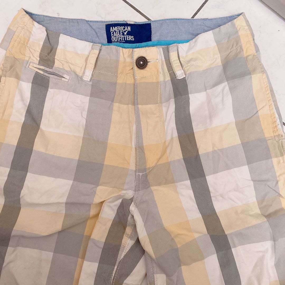 checkered shorts for men