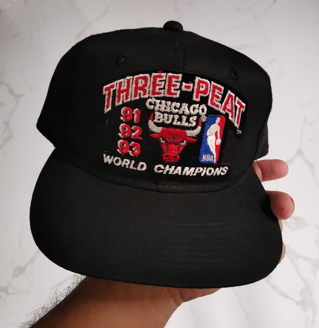 Chicago bulls on sale 3 peat hat
