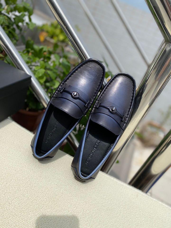 Coach Men Leather Loafers Men s Fashion Footwear Dress shoes on Carousell