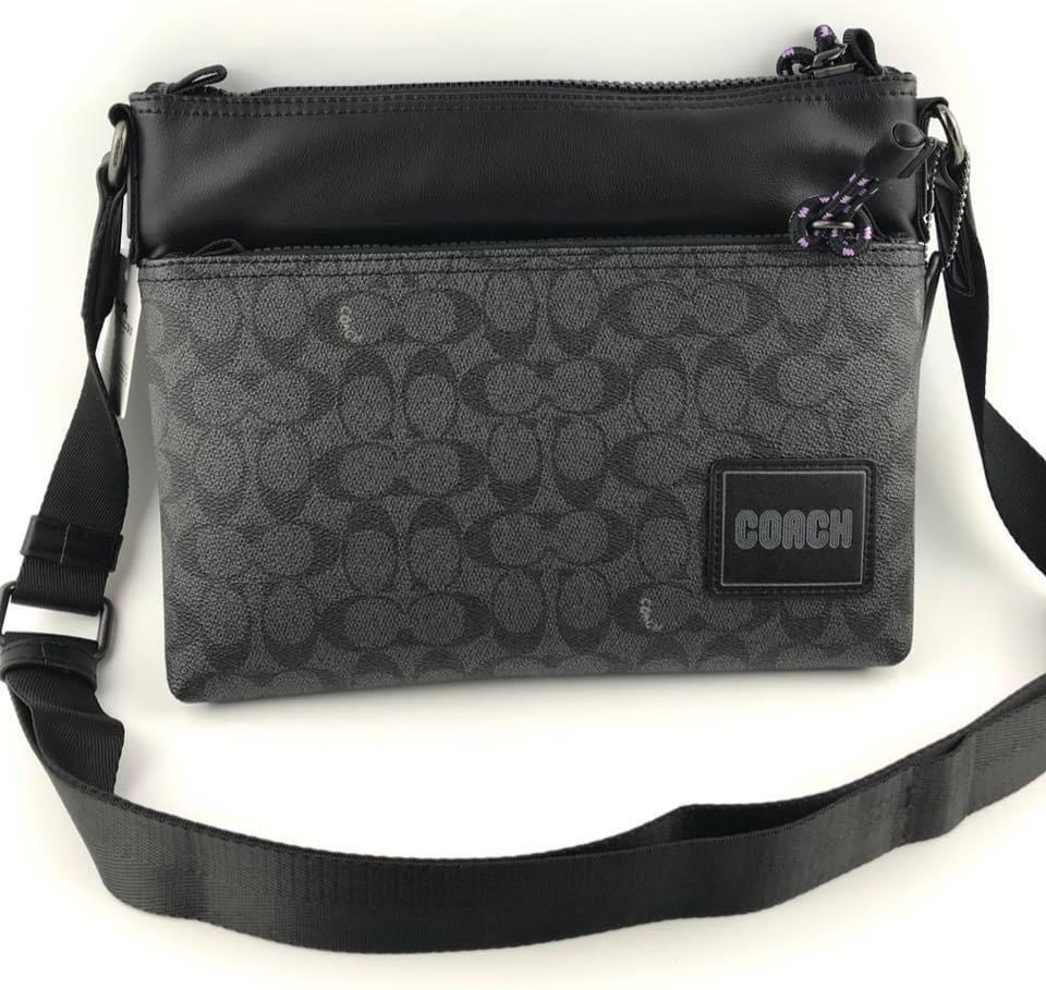 Coach Pacer Crossbody in Signature Canvas with Coach Patch, Men's