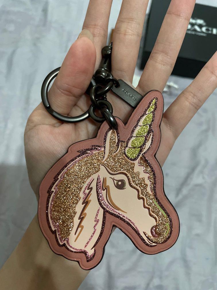Coach unicorn clearance keychain