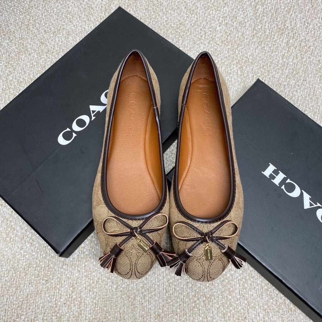 Coach womens flats best sale
