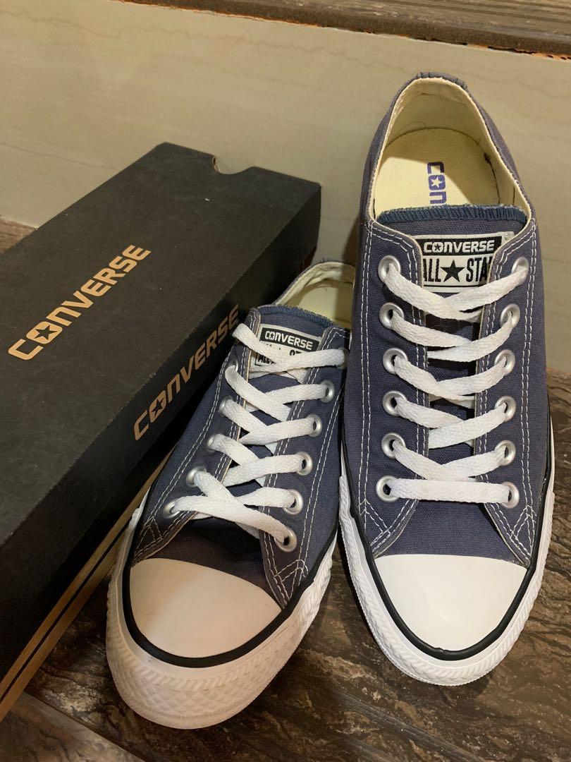 Converse CT AS Canvas OX unisex shoes in Navy denim size 38