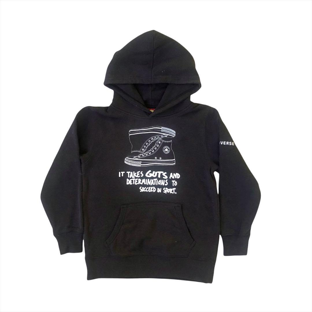 Converse Hoodie, Men's Fashion, Tops & Sets, Hoodies on Carousell