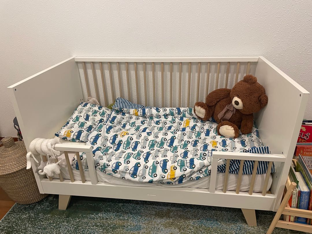 Convertible cot/toddler bed with matching Babies & Kids, Baby